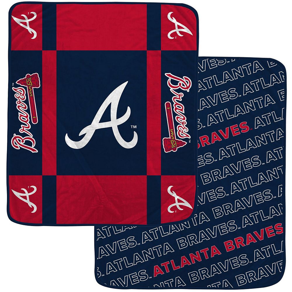 Pegasus Atlanta Braves 60” x 70” Reverse Block Double-Sided Ultra Cozy ...