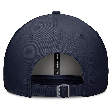 Men's Nike Navy West Virginia Mountaineers Campus Club Adjustable Hat