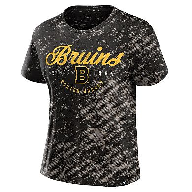 Women's Fanatics Black Boston Bruins Breakaway T-Shirt