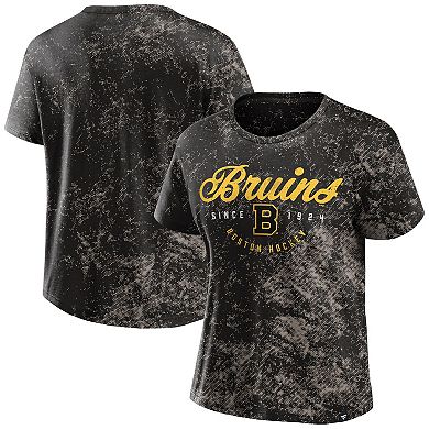 Women's Fanatics Black Boston Bruins Breakaway T-Shirt
