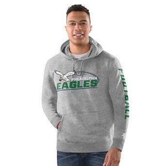 Men's Starter Heather Gray Philadelphia Eagles Pullover Hoodie