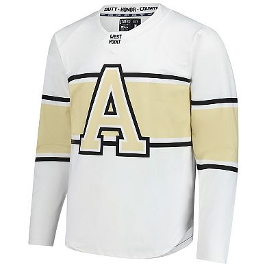 Men's White Army Black Knights Replica Hockey Jersey