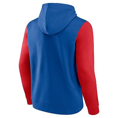 Men's Fanatics Royal Buffalo Bills Big & Tall Outline Pullover Hoodie