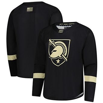 Men's Black Army Black Knights Replica Hockey Jersey