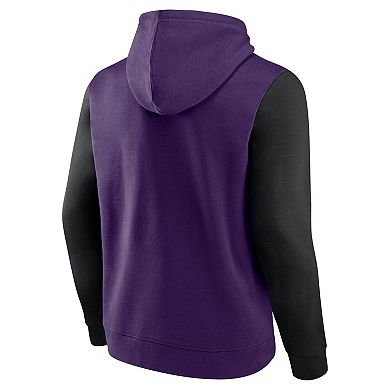 Men's Fanatics Purple Baltimore Ravens Big & Tall Outline Pullover Hoodie