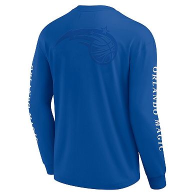 Men's Fanatics Blue Orlando Magic Elements Strive Long Sleeve T-Shirt
