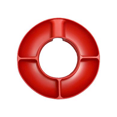 The Memory Company Tampa Bay Buccaneers 40oz. Glass Tumbler with Silicone Snack Tray