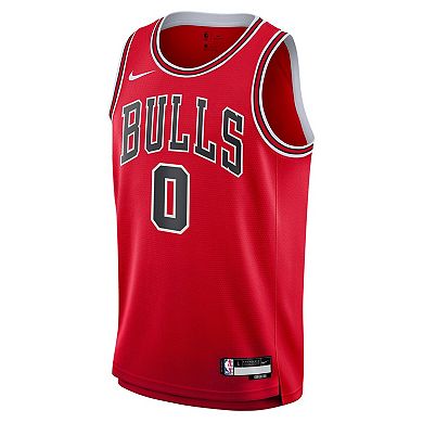 Youth Coby White Red Chicago Bulls Swingman Jersey - Icon Edition