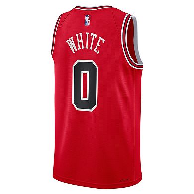Youth Coby White Red Chicago Bulls Swingman Jersey - Icon Edition