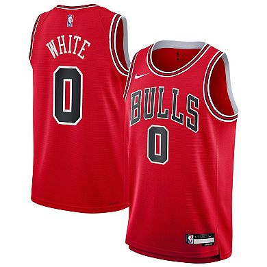Youth Coby White Red Chicago Bulls Swingman Jersey - Icon Edition
