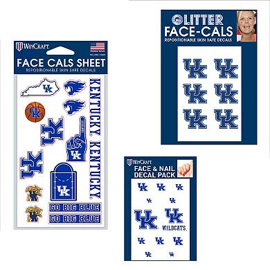 WinCraft Kentucky Wildcats 4" x 7" Waterless Tattoos Set