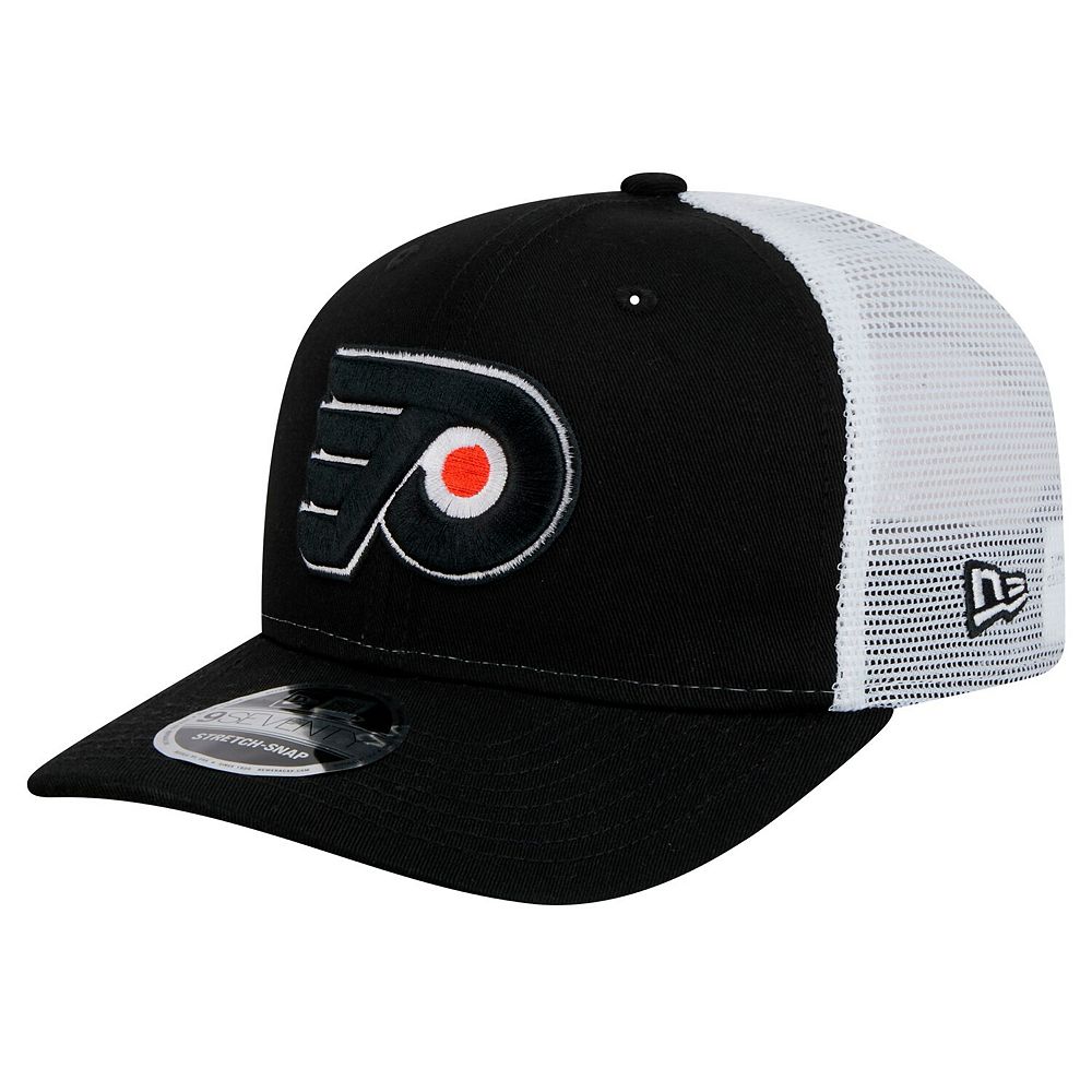 Men's New Era Black Philadelphia Flyers Core Trucker 9SEVENTY Stretch ...