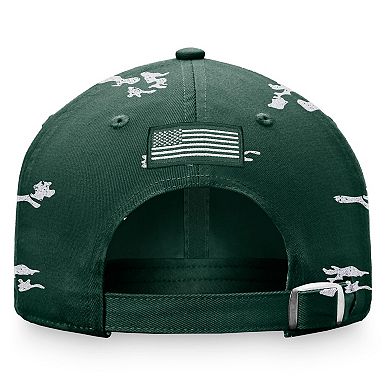 Women's Top of the World Green Michigan State Spartans OHT Military Appreciation Betty Adjustable Hat