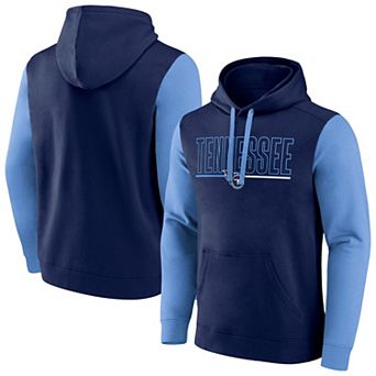 Men's Fanatics Navy Tennessee Titans Big & Tall Outline Pullover Hoodie