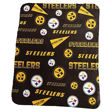"Pittsburgh Steelers 50"" x 60"" Classic Fleece Blanket"