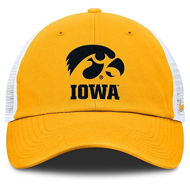 Men's Nike Gold Iowa Hawkeyes Club Trucker Adjustable Hat