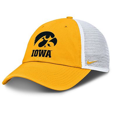 Men's Nike Gold Iowa Hawkeyes Club Trucker Adjustable Hat