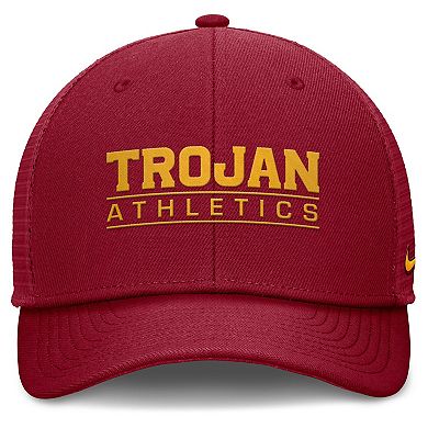 Men's Nike Crimson USC Trojans Rise Adjustable Hat