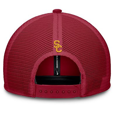 Men's Nike Crimson USC Trojans Rise Adjustable Hat