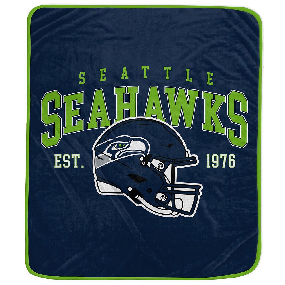 Seattle Seahawks NFL Team Logo Soft Throw 50x60