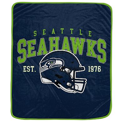 Pegasus Seattle Seahawks Vintage Arch Ultra Soft 50" x 60" Blanket