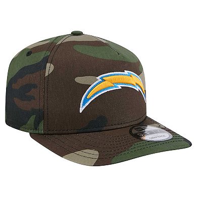 Men's New Era Camo Los Angeles Chargers Woodsy 9FIFTY Snapback Hat