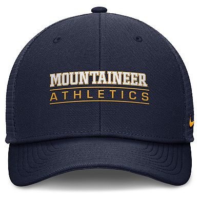 Men's Nike Navy West Virginia Mountaineers Rise Adjustable Hat