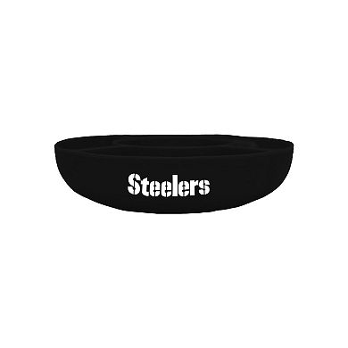 The Memory Company Pittsburgh Steelers 40oz. Glass Tumbler with Silicone Snack Tray