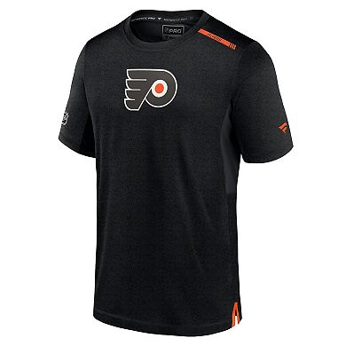 Men's Fanatics Black Philadelphia Flyers Authentic Pro Performance T-Shirt