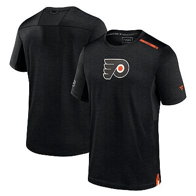 Men's Fanatics Black Philadelphia Flyers Authentic Pro Performance T-Shirt