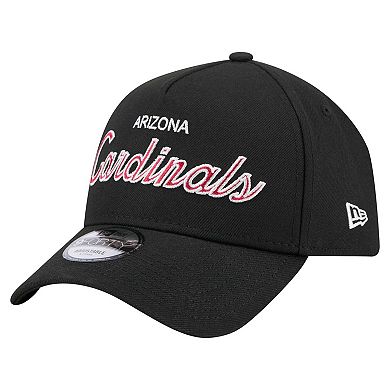 Men's New Era Black Arizona Cardinals Smith 9FORTY Adjustable hat