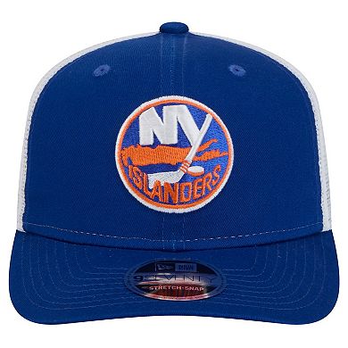 Men's New Era Royal New York Islanders Core Trucker 9SEVENTY Stretch-Snap Hat