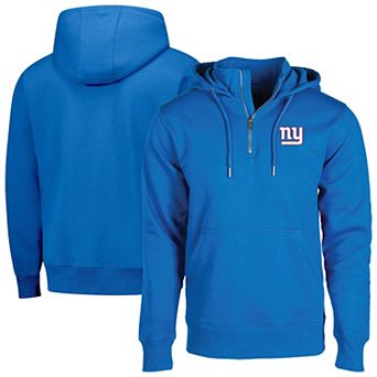 Unisex Dunbrooke Royal New York Giants Defender Quarter-Zip Hoodie