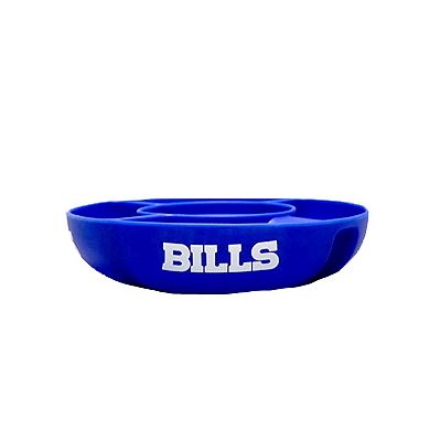 The Memory Company Buffalo Bills 40oz. Glass Tumbler with Silicone Snack Tray