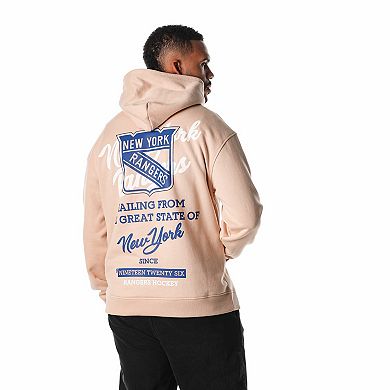Unisex The Wild Collective Cream New York Rangers Pullover Hoodie