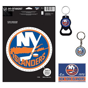 WinCraft New York Islanders 4-Pack Key Rings and Magnets Set