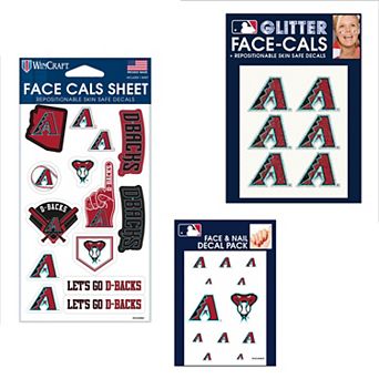 WinCraft Arizona Diamondbacks 4" x 7" Waterless Tattoos Set