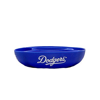 The Memory Company Los Angeles Dodgers 40oz. Glass Tumbler with Silicone Snack Tray