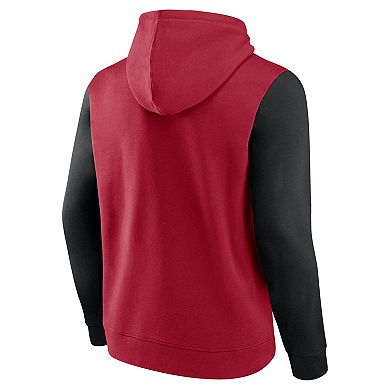 Men's��Fanatics Scarlet San Francisco 49ers Big & Tall Outline Pullover Hoodie