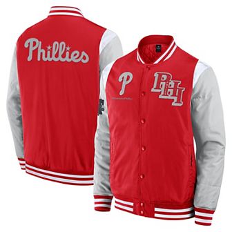Men's Fanatics Red Philadelphia Phillies Elements Elite Full-Snap Jacket