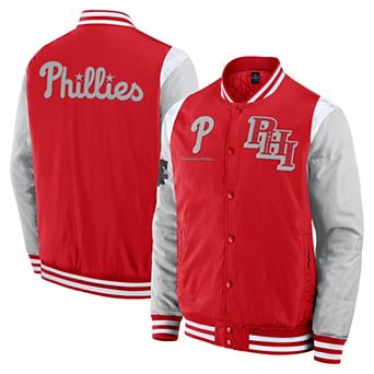 Men's Fanatics Red Philadelphia Phillies Elements Elite Full-Snap Jacket