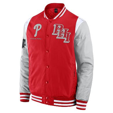 Men's Fanatics Red Philadelphia Phillies Elements Elite Full-Snap Jacket