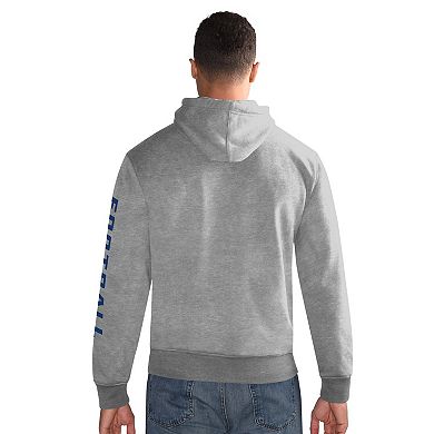 Men's Starter Heather Gray Seattle Seahawks Vintage Pullover Hoodie