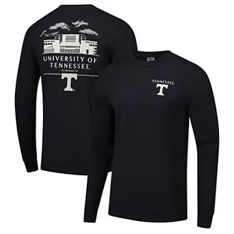 Men's Black Tennessee Volunteers Comfort Colors Campus Nights Long Sleeve T-Shirt