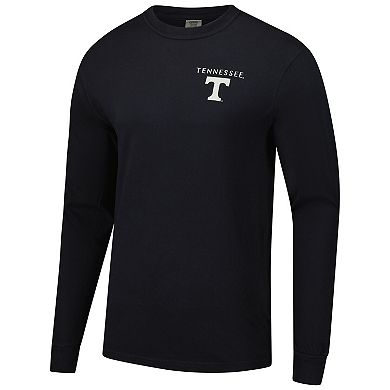 Men's Black Tennessee Volunteers Comfort Colors Campus Nights Long Sleeve T-Shirt