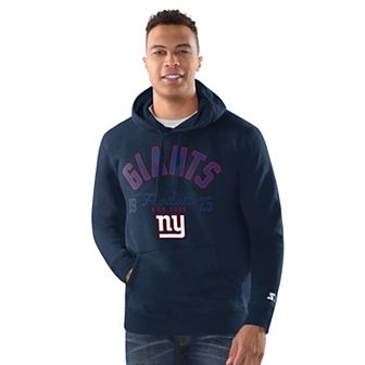 Men's Starter Charcoal New York Giants Pullover Hoodie