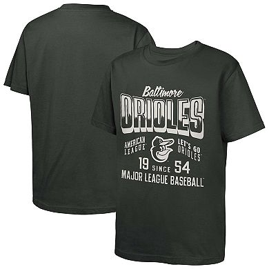 Youth Black Baltimore Orioles Headliner T-Shirt