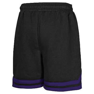 Youth Black Sacramento Kings Teardrop Fleece Shorts