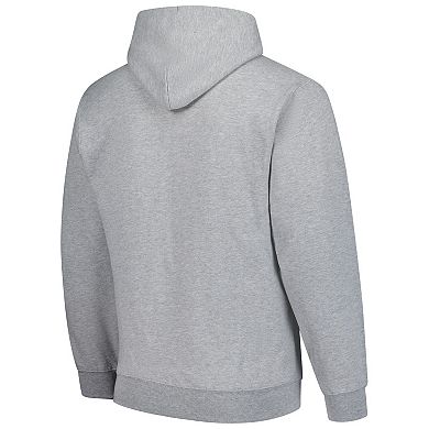 Men's Starter Heather Gray Detroit Lions Vintage Pullover Hoodie