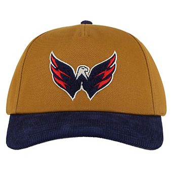 Men's American Needle Tan/Navy Washington Capitals Burnett Adjustable Hat